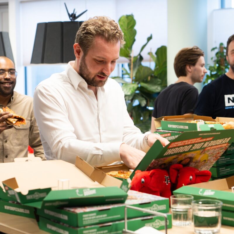 Maurits en Pizza