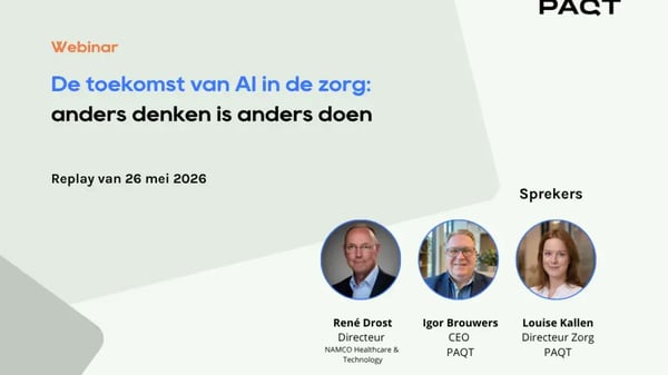 De toekomst van AI in de zorg: anders denken is anders doen