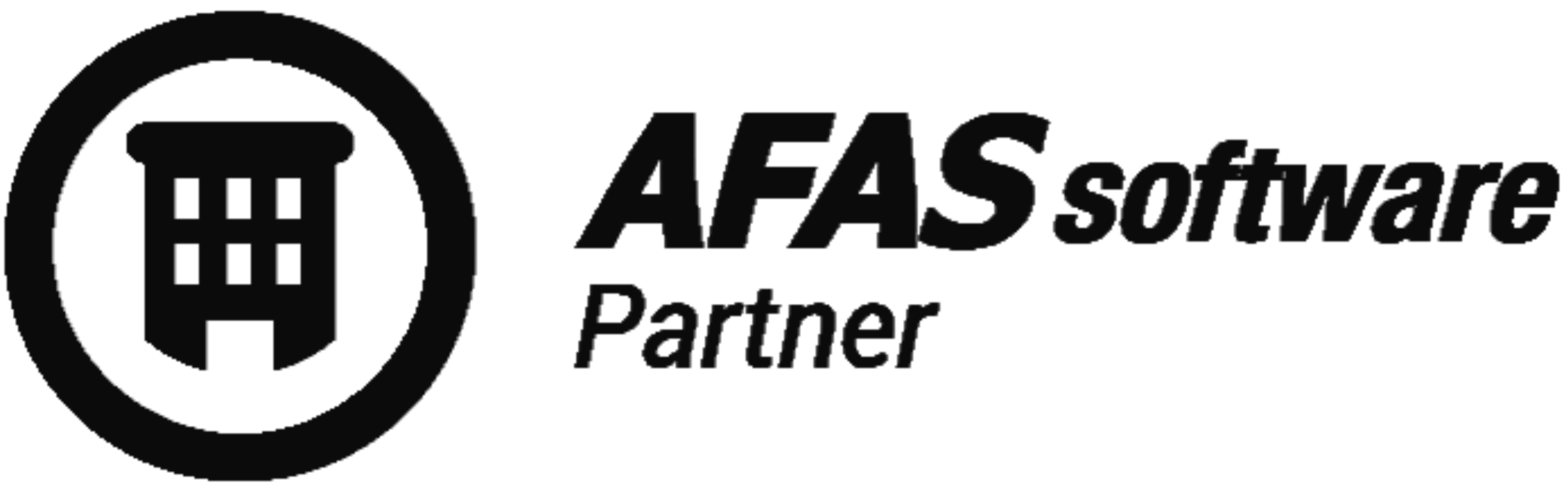 Afas sofware partner logo (black) (2)